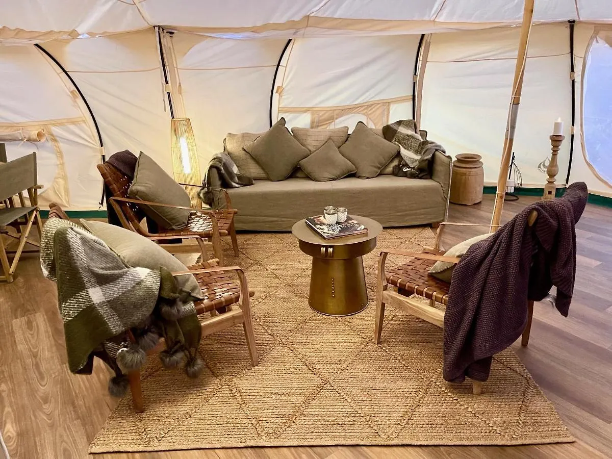 Luxury tent Rangelands Outback Camp Hotel Winton Australia